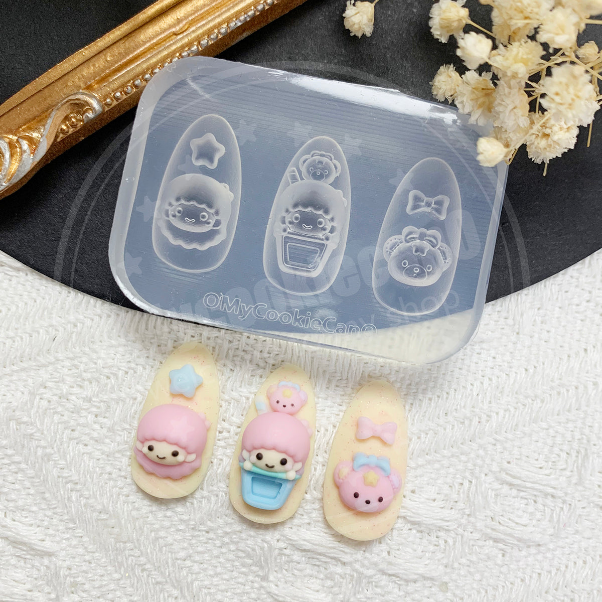 Bobo tea nail molds-9 style