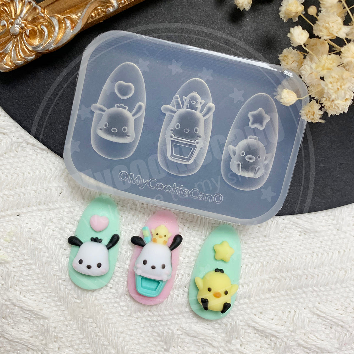 Bobo tea nail molds-9 style