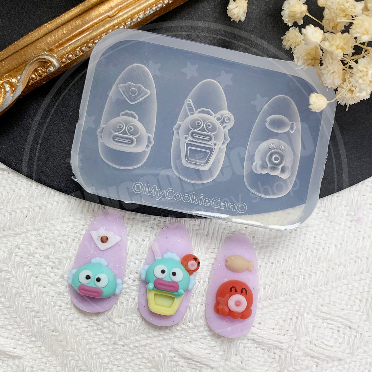 Bobo tea nail molds-9 style
