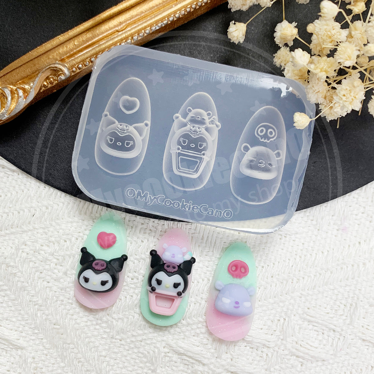 Bobo tea nail molds-9 style
