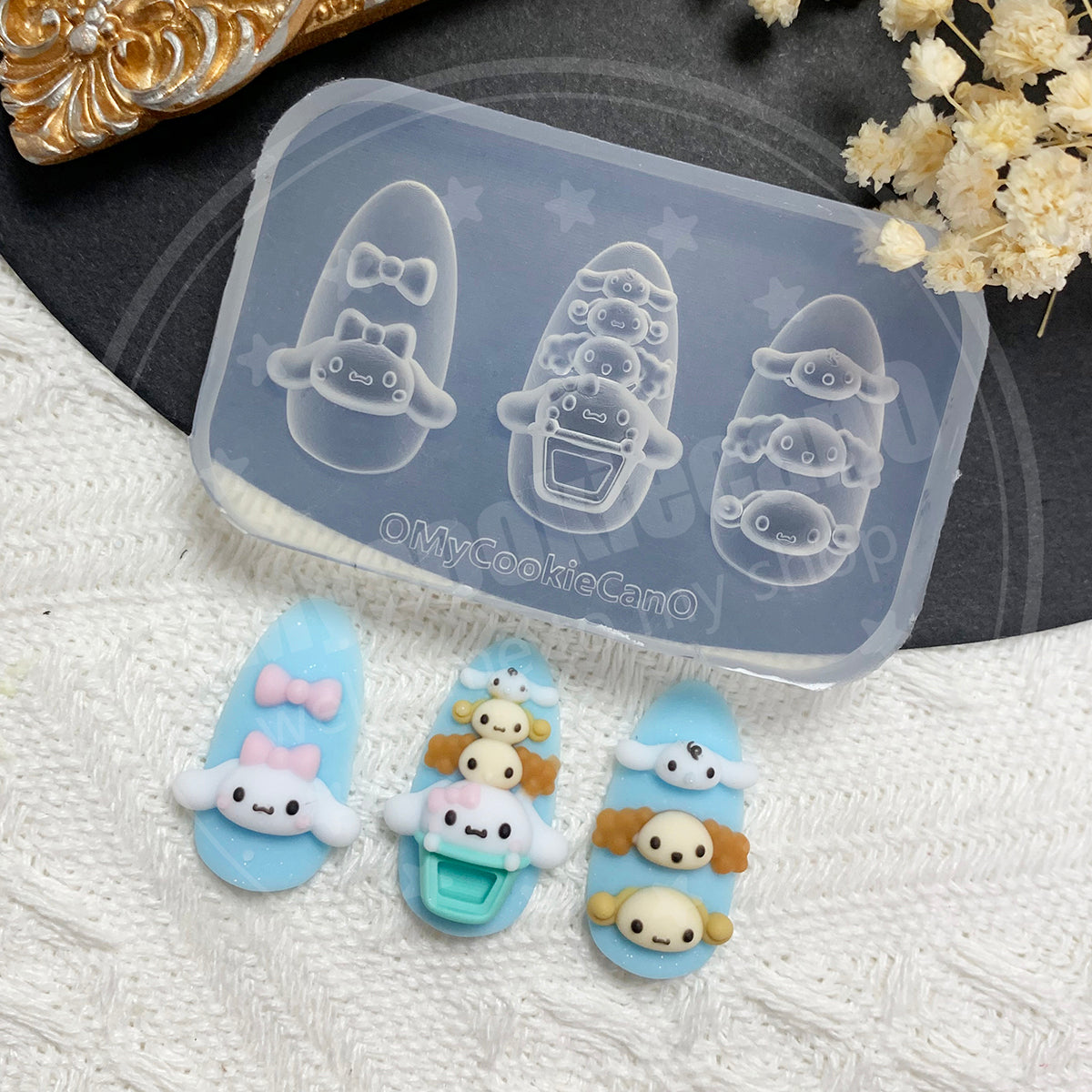 Bobo tea nail molds-9 style